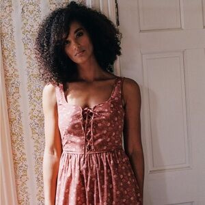 Christy Dawn Adele in Oat Straw Red